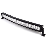 Barre lumineuse LED incurvée de 22 pouces 120W à double rangée d'indicateurs de travail faisceau ponctuel pour conduite tout-terrain 4x4 SUV camion bateau voiture ATV 12V 24V