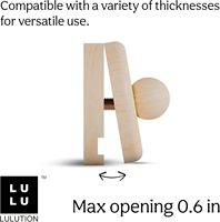 4 packs de cintres muraux en tapisserie naturelle Support de couette à un niveau et pinces d'affichage de tapis pour les murs Couverture de couette et support de crochet textile