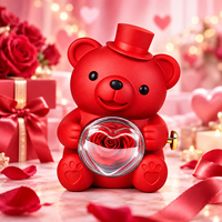Boîte Cadeau Fait Main à Motif Ours Mignon pour la Saint-Valentin Romantique, Prix Usine Inédit