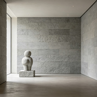 Panneaux muraux légers en PU 3D imitation pierre champignon, grande dalle de 60 mm d'épaisseur, revêtement mural extérieur et intérieur, imperméable