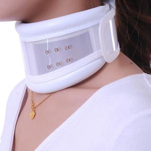 Attelle de cou réglable Ag400, support cervical blanc pour adultes et enfants, dispositif de traction manuelle, sangle de fixation - Product Image 5