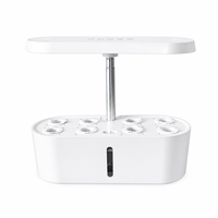 Système d'irrigation pour micro-pousses avec éclairage LED à spectre complet pour jardin intelligent, kits de culture hydroponique commerciaux, utilisation domestique, matériau métallique
