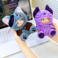 Pendentif de sac à dos en peluche vinyle personnalisé, motif sorcière mignonne, jouet, poupée, ornement suspendu, porte-clés