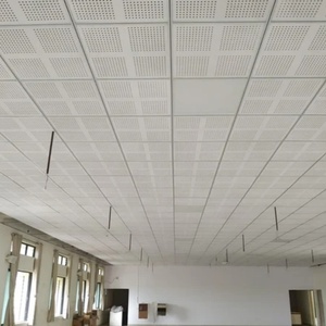 Thiết kế hiện đại chống cháy Cách âm bị đình chỉ kim loại Bảng điều chỉnh trần nhôm Vật liệu Trần - Product Image 5