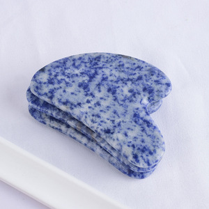 Plaque de jade guasha en jaspe à points bleus, outils chinois multifonctions, ancienne pièce, meilleure vente <span class=keywords><strong>2021</strong></span> - Product Image 4