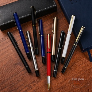 Bolígrafo de <span class=keywords><strong>gel</strong></span> de metal negro novedoso 801 al por mayor <span class=keywords><strong>tinta</strong></span> con logotipo personalizada para reuniones de negocios bolígrafos de firma publicitaria - Product Image 2