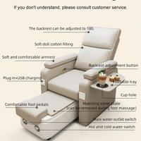 Fauteuil de Spa Pieds Abordable, Moderne et Luxueux, Multifonctionnel pour Manucure, Pédicure et Salon de Beauté des Ongles