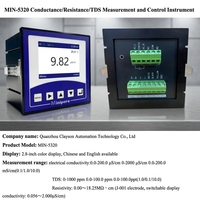 Panneau de commande intelligent RO 3320 PH ORP TDS Sonde de surveillance de la conductivité pour système de traitement des eaux usées par osmose inverse