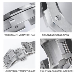 <span class=keywords><strong>Casioak</strong></span> MOD Kit pour GA2100 GA-2100 GA-2110 Montre Modification Accessoires Métal Montre Boîtier <span class=keywords><strong>Bracelet</strong></span> - Product Image 6