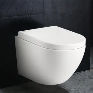 European style bowl closet water saving cheap wall hung toilet system