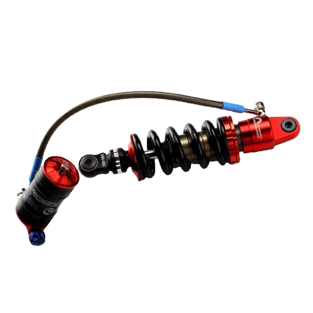 Black Remote Reservoir Motorcycle Shocks – Eye To Clevis – 320mm Or 330mm – Honda Fitment