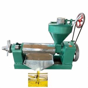 Petite presse à huile automatique à vis pour graines de tournesol, colza, palme, soja, arachide, olive, sésame, capacité 200 KG/H - Product Image 1