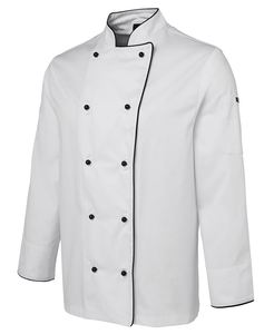 Manteau <span class=keywords><strong>de</strong></span> chef noir et blanc à manches longues et courtes <span class=keywords><strong>de</strong></span> stock <span class=keywords><strong>veste</strong></span> <span class=keywords><strong>de</strong></span> chef uniforme <span class=keywords><strong>de</strong></span> bar <span class=keywords><strong>de</strong></span> restaurant - Product Image 1