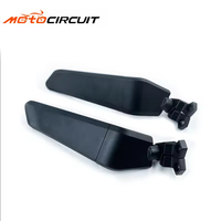 Nouveaux rétroviseurs de moto en fibre de carbone Baige avec lumières pour Yamaha/Suzuki/Ducati (droit et gauche)