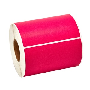 High Quality Thermal Label Red pink <strong>Yellow</strong> Blue Printing <strong>Sticker</strong> Shipping Colorful Label Paper - Product Image 2