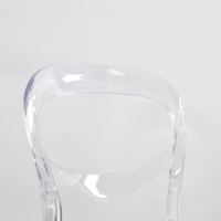 Vente en gros de meubles de cuisine chaise Sedie design moderne et élégant chaise de salle à manger nordique colorée en plastique acrylique transparent pour table
