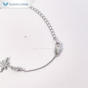 Pulsera de Cobre con Circonita Estrella Celestial de Tianyu Gems, Joyería de Moda Brillante y Delicada para Mujer - Product Image 3