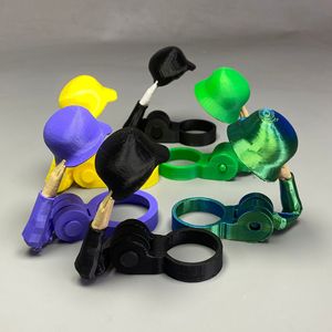 En gros, Décoration de fête en plastique artistique, <span class=keywords><strong>Casque</strong></span> de soldat vert/noir pour bouteille de bière, couvercle de bouteille de bière, pour bouteilles de boissons - Product Image 4
