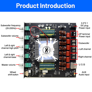 As21 <span class=keywords><strong>2.1</strong></span> Kênh Kỹ Thuật Số Power <span class=keywords><strong>Amplifier</strong></span> Board <span class=keywords><strong>Module</strong></span> 220W * 2 + 350W Bảng Mạch Bo Mạch Chủ Receiver Power <span class=keywords><strong>Amplifier</strong></span> <span class=keywords><strong>Module</strong></span> - Product Image 5
