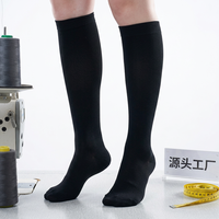 Chaussettes hautes à trois rayures au-dessus du mollet, en coton, style rétro, CCL2