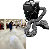 Machine à brouillard bas portable DMX 6000W à glace sèche pour effets de scène, mariages et soirées disco