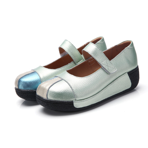 Nouvelle haute qualité bohème glisser chaussures compensées semelle épaisse femmes Mary Jane chaussure sans lacet hauteur augmenter décontracté dame Sneaker <span class=keywords><strong>pas</strong></span> <span class=keywords><strong>cher</strong></span> - Product Image 3