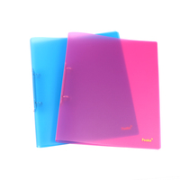 Carpeta de Recetas Foska de Doble Anillo con Bolsillo, Construcción Duradera, para Mujeres, Escuela, Hogar y Oficina, con Amplia Capacidad de Almacenamiento
