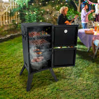 Four multifonctionnel moderne en acier émaillé de qualité supérieure, certifié CE/GS/ITS, pour poulet, charbon de bois, vapeur, fumoir, barbecue pliable