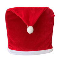 Nouvelles fournitures de Noël 2025 : Housse de chaise carrée en velours or et rouge, style européen, écologique, douce, 50*65cm, vente en gros usine