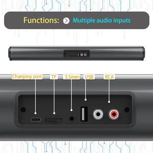 Barre de son BS10 2000mAh-4000mAh, haut-parleur sans fil alimenté par USB pour TV et audio domestique - Product Image 5