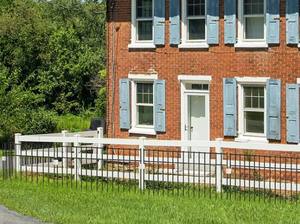 Hayvan köpek bariyeri şık kafes ve kapı tasarımı ile açık bahçe Metal çit paneli - Product Image 5