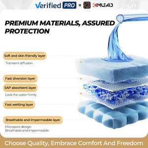 Pantalones de incontinencia para adultos, pantalones de incontinencia bariática de etiqueta privada, pantalones de vinilo para incontinencia de cintura alta Mejs - Product Image 3