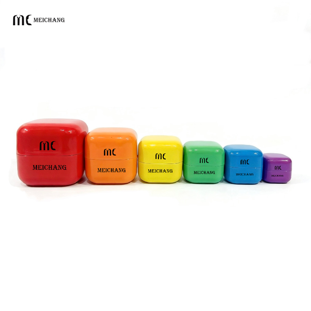 Square Wheat Straw Cream Jar Biodegradable Cosmetic Packaging 5g-200g Food-Grade & EU Compliant Refillable Skincare Containers