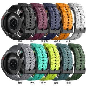 Bracelet Silicone 20mm 22mm pour Samsung Galaxy Watch 5 4 <span class=keywords><strong>3</strong></span> <span class=keywords><strong>Active</strong></span> 2 Football Pattern Band pour <span class=keywords><strong>Huawei</strong></span> Watch <span class=keywords><strong>GT</strong></span> <span class=keywords><strong>3</strong></span>/2 <span class=keywords><strong>42mm</strong></span> 46mm - Product Image 5