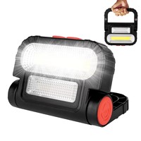 Lampe de travail COB en gros, portable, rechargeable par USB, pour l'extérieur, les tentes, la randonnée et le camping