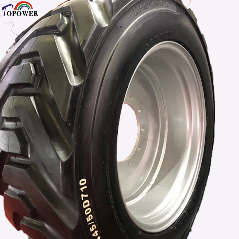 Airless PU Foam Filled Tire for Genie S120 Genie S125 Genie SX135 S135 445/50D710 445 50 710 Foam Filling Tire with Rim