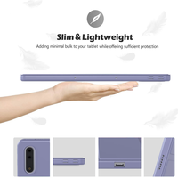 Untuk P12 12.7 Inch TB371FC / Xiaoxin Pad Pro 12.7 Tablet, Dudukan Lipat Magnetik dengan Bahan TPU Lunak dan PU