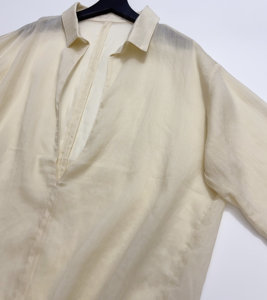 Ensemble deux pièces chic et élégant pour femme : caraco et chemise brodés en ramie tissée respirante, style vintage, ODM - Product Image 4