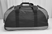 Sac de voyage à roulettes, sac de sport en polyester de 100 L avec barres de traction pour équipement de course de moto