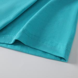 HIC High Quality Casual Terry Eco-Friendly Heavyweight 180gsm Plain Plus Size Women's T-<b>shirts</b> - Product Image 5