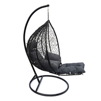 Fauteuil suspendu œuf de haute qualité pour jardin, vente en gros, capacité de charge supérieure à 150 kg, ensemble balançoire
