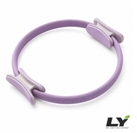 Cercle Magique de Pilates pour le Yoga et le Fitness, Cercle d'Exercice en TPE avec Double Coussin, 6 Couleurs, pour l'Entraînement des Cuisses Intérieures et du Core