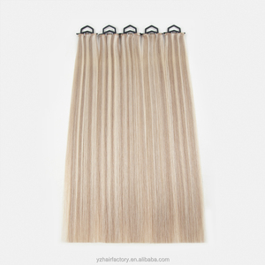 ผมต่อแบบ Genius Weft สีบลอนด์ไฮไลท์ ผมแท้รัสเซีย เกรดเวอร์จิ้น  แบบ Double Drawn Remy  จัดเรียงเกล็ดผม ขายส่ง - Product Image 5