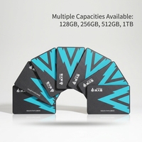 SSD SATA III 2.5 Inci 500MB/s 128GB 256GB 512GB 1TB Internal Solid State Drive 3D NAND untuk Peningkatan PC Desktop Laptop