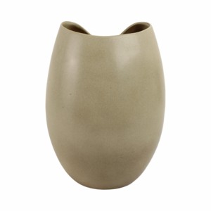 Vase en céramique ovale moderne pour la décoration intérieure du salon, vase à fleurs en terre cuite raffinée pour la chambre à coucher - Product Image 4