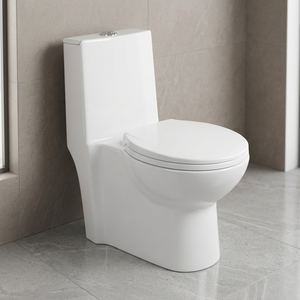 โถสุขภัณฑ์แบบตะวันตก รุ่น Dual Flush ทรงยาว - สุขภัณฑ์เซรามิกสีขาวทันสมัยแบบชิ้นเดียว - Product Image 3