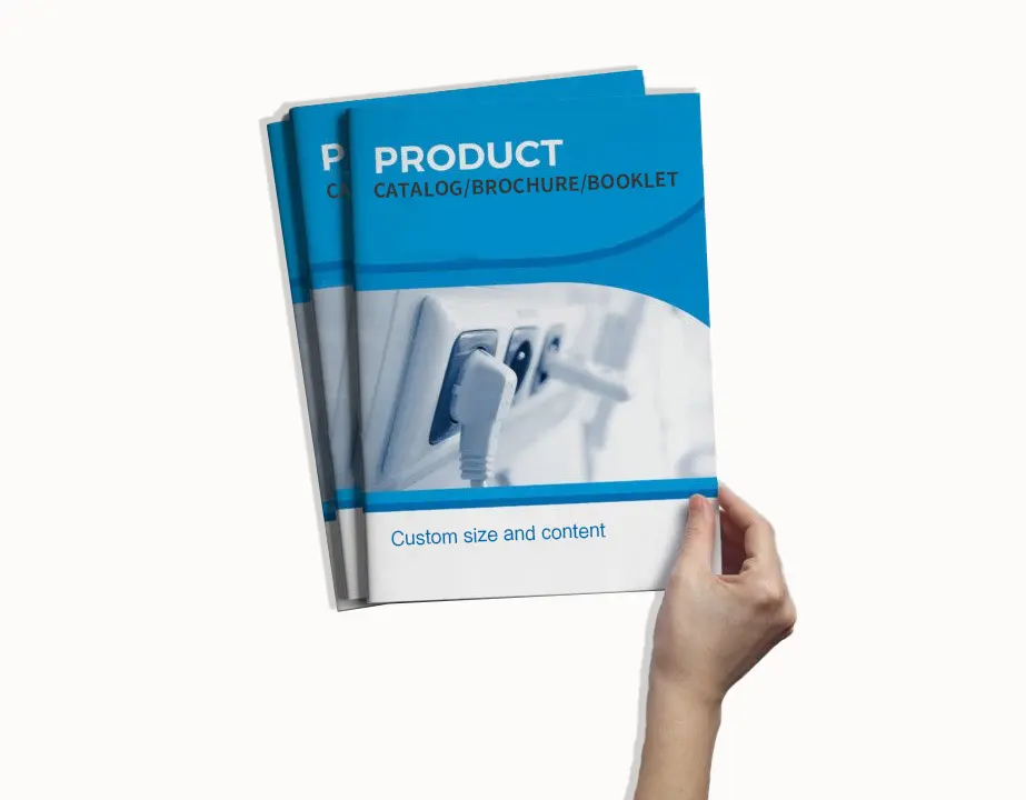 Großhandel kunden spezifisches Design Luxus a5 Mini Trifold Papier Produkt katalog Buch gefaltete Pass broschüre Broschüre Drucks ervice