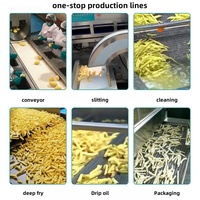 Ligne de production complète automatique de frites surgelées, équipement industriel de transformation des pommes de terre en chips