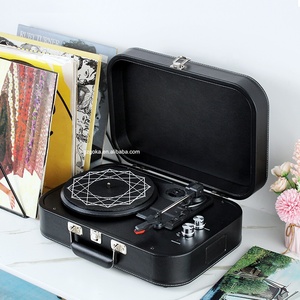 Draagbare Koffer Draaitafel Platenspeler Hifi Sound Speakers Met 10 Meter 5.0 Blue Tooth - Product Image 4