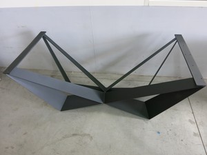 โต๊ะรับประทานอาหารขาโลหะรูปตัว W สไตล์โมเดิร์น - Product Image 4